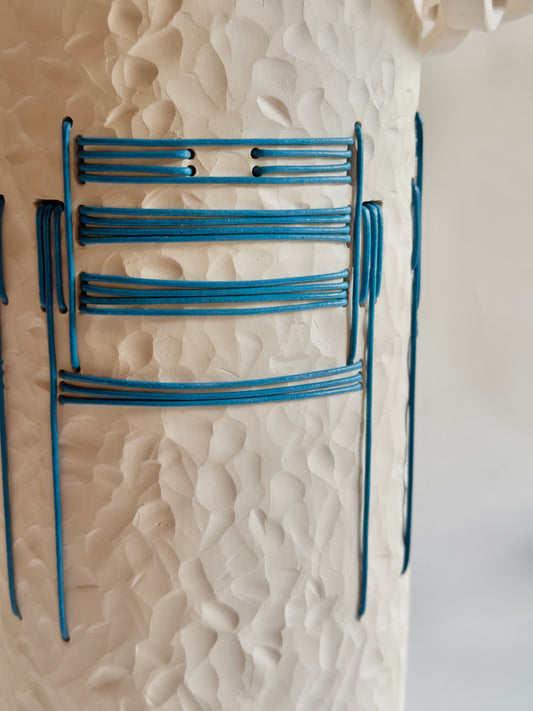 Vase  CHAISES BLEUES